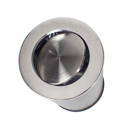 Swing Top Bin Tidy Hammertone Grey 62l Compass