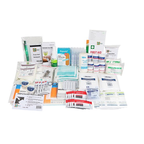 First Aid Kit Standard Work Place Plastic Portable