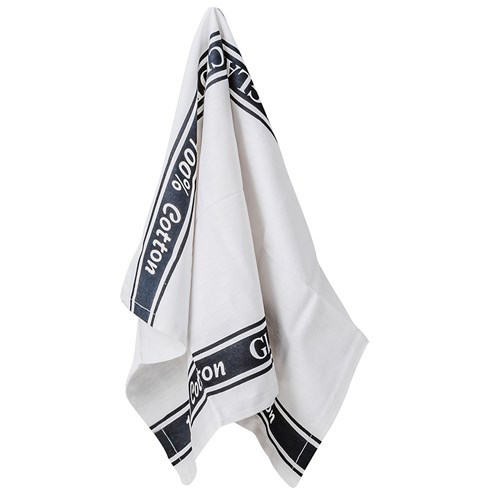 Glass Cloth Cotton Blue Stripe 750mm