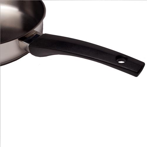 Frypan & Glass Lid Stainless Steel 240mm Connoisseur