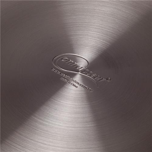 Frypan & Glass Lid Stainless Steel 240mm Connoisseur