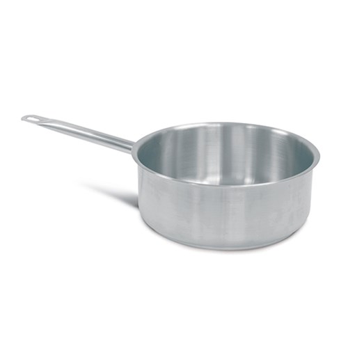 Saucepan 1.2Lt 140X80mm W/- Lid S/S Elite
