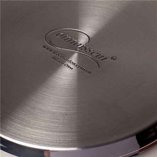 Saucepan 18Cm / 1.7Lt S/S W/- Glass Lid (6) Connoisseur