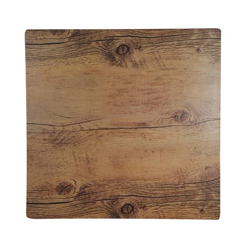 Serving Board Sq 310X310mm Wood Effect Melamine Oak (10)