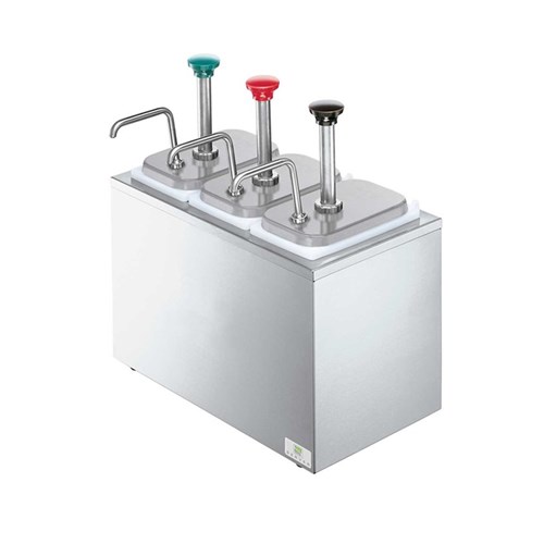 2624360 Serving Station 3 Jar With Pumps 10L SR-3