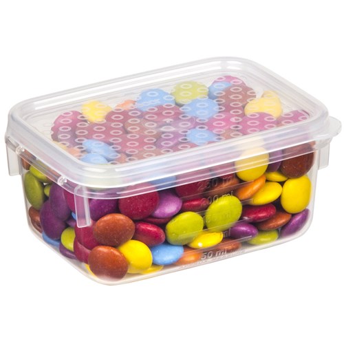 Tellfresh Oblong Container Plastic 250ml Decor