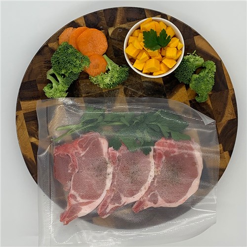 3401527 - VACUUM CHANNEL BAG 280X400MM EMBOSSED 100UM 500/CTN