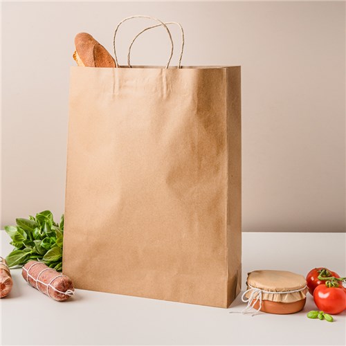 Paper Carry Bag Brown Jumbo