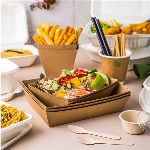 Food Tray Kraft 180mm