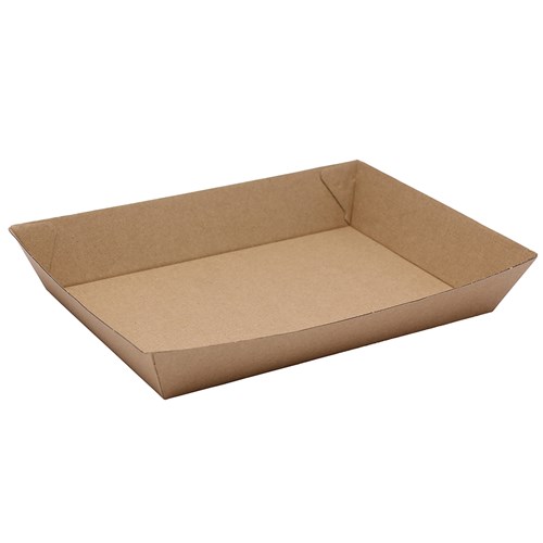 3415106 - Food Tray Kraft Brown 230mm