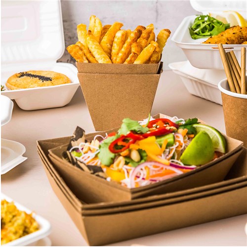 Food Tray Kraft 180mm