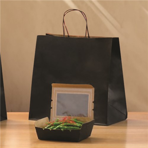 3415733_3403215_Paper Carry Bag Small Black 280x280x150mm