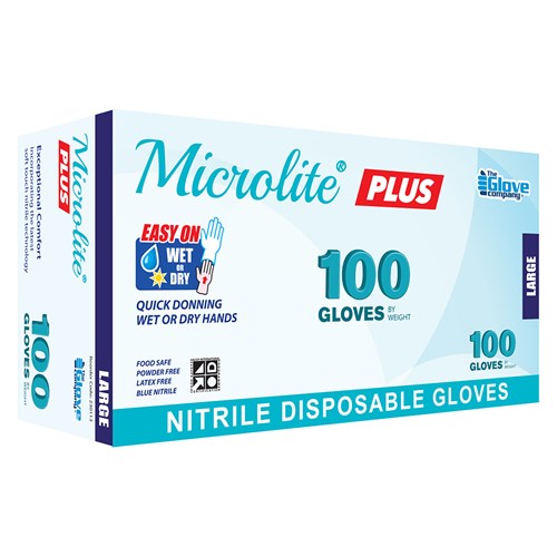 3439483 - GLOVE NITRILE MICROLITE PLUS LGE