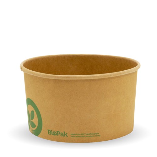 3445801 - Biobowl Paper 1000Ml Kraft 148X79mm