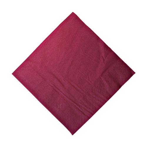 3447705 - 2 Ply Dinner Napkin Wine Red 400mm