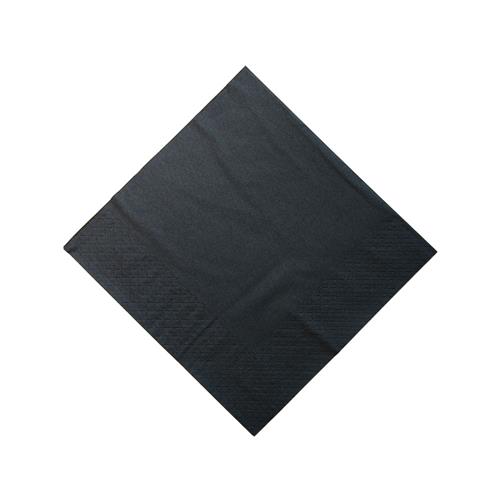  2 Ply Paper Lunch Napkins Black 300mm Essentials Collection