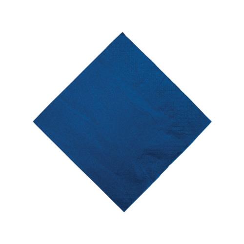 2 Ply Paper Lunch Napkins Dark Blue 300mm by Essentials Collection