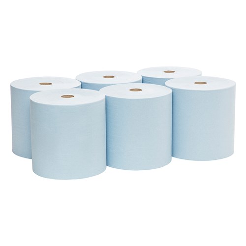 Scott Hard Roll Towel Blue 20Cm X 305Mt 6Rolls/Ctn
