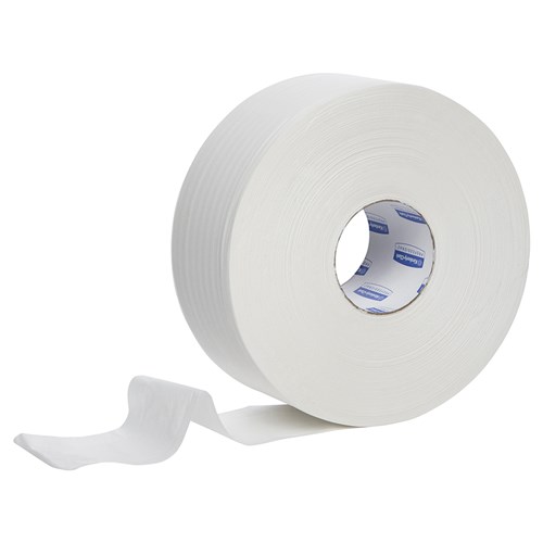 Jumbo Maxi Toilet Rolls White 2ply 300m 3640045