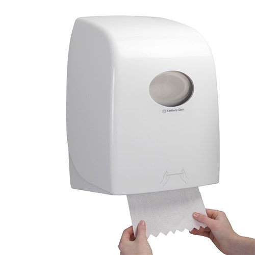 Aquarius Plastic Hand Towel Roll Dispenser White