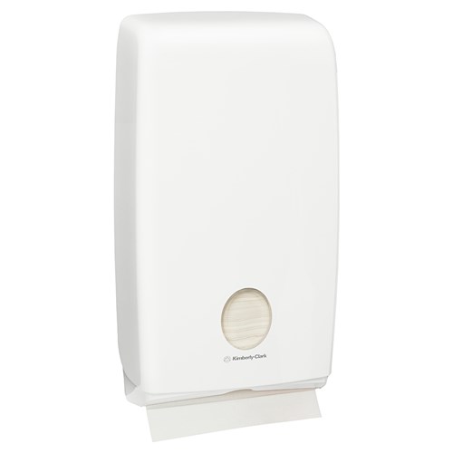Optimum Plastic Hand Towel Dispenser White 290x104x512mm Kimberly-Clark