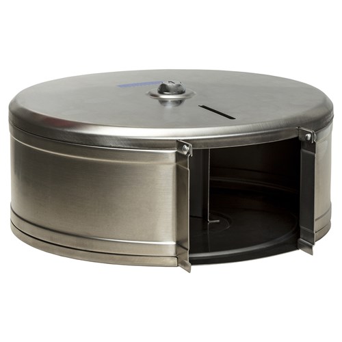 Stainless Steel Jumbo Toilet Roll Dispenser Silver