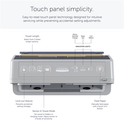 Auto Roll Towel Dispenser Ebony 
