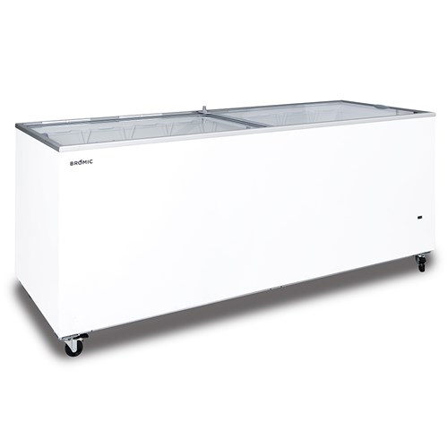 Bromic Chest Glass Top Freezer White 670L CF0700FTFG