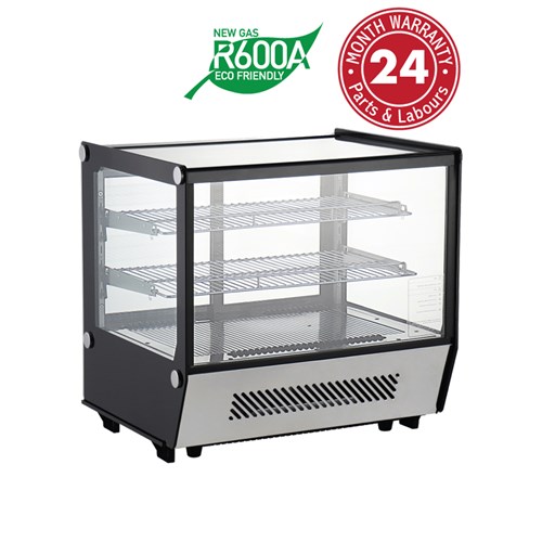 Exquisite Countertop Top-Squared Cake Display Fridge 702mm CTC120S