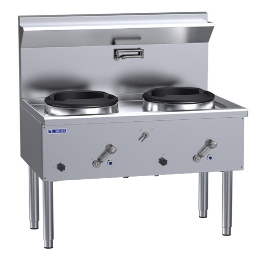 4037168 - Wok Gas Waterless 2 Chimney Wz-2C