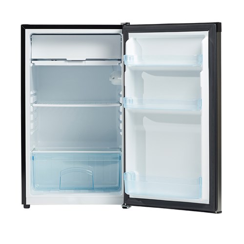 Nero Mini Bar Fridge & Freezer Stainless Steel 125L 850mm