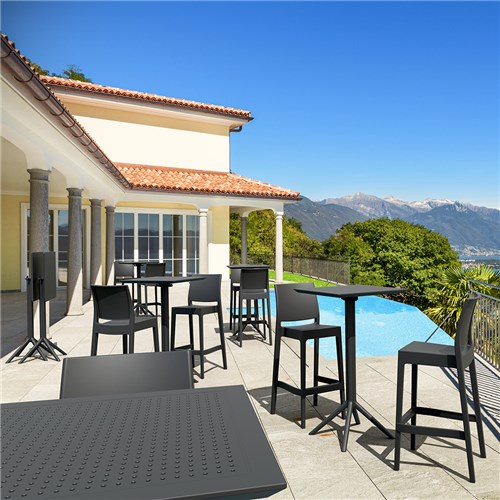 Siesta Sky Folding Bar Table 60 Black 1080mm