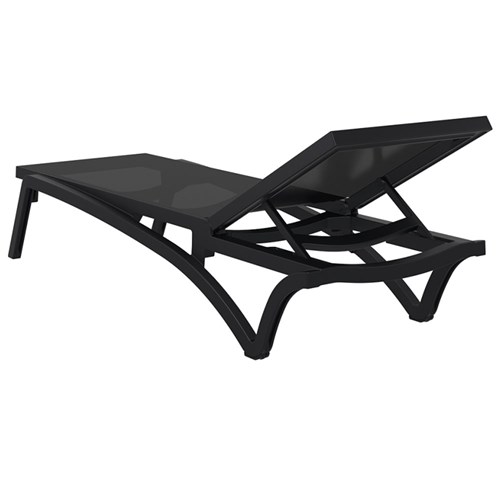 Pacific Sunlounger Black/Black 4242105