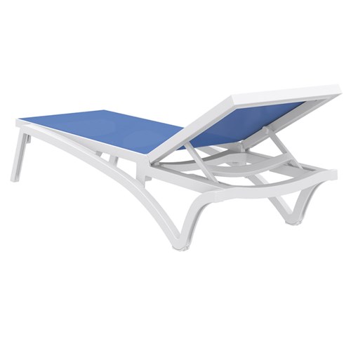 Pacific Sunlounger White/Blue
