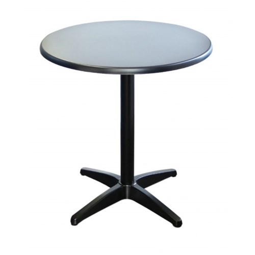 Black Tabletop Round 800mm Werzalit
