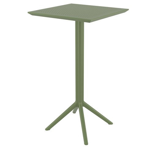 Siesta Sky Folding Bar Table 60 Olive Green 1080mm
