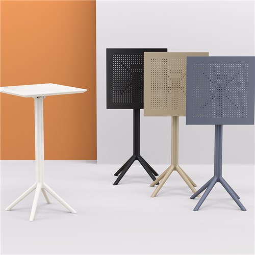 Siesta Sky Folding Bar Table 60 Grey 1080mm