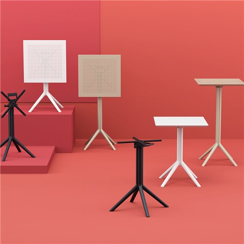 Siesta Sky Folding Table 60 Taupe 740mm