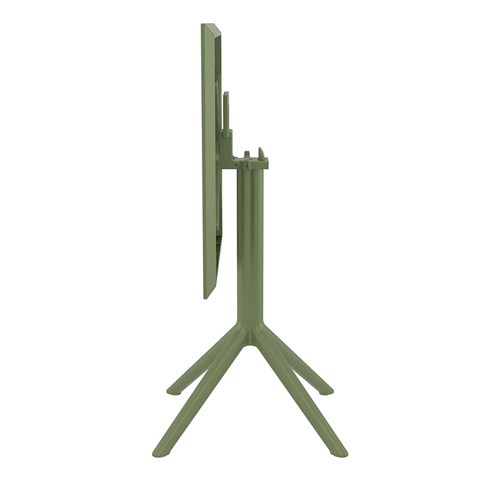 Siesta Sky Folding Table 60 Olive Green 740mm