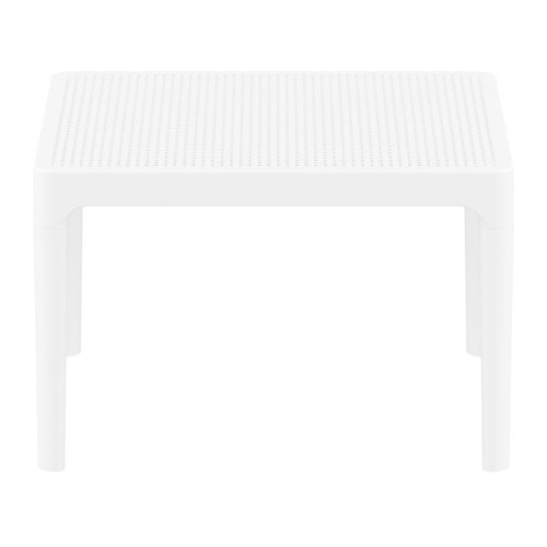 Sky Low Side Table White 400mm
