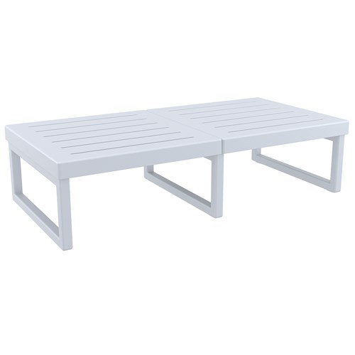 Mykonos Lounge XL Table Silver Grey 330mm