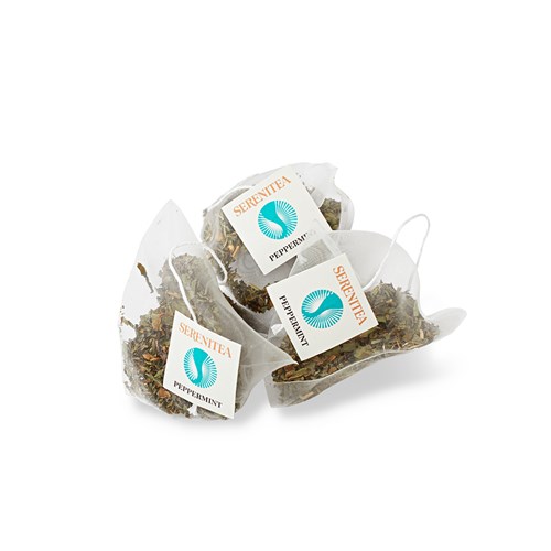 SERENITEA PEPPERMINT ENVELOPE PYRAMID TEA BAGS
