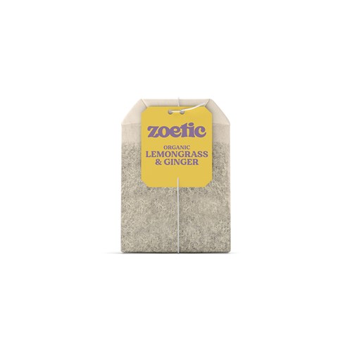 ZOETIC LEMONGRASS & GINGER ENVELOPE TEA BAGS