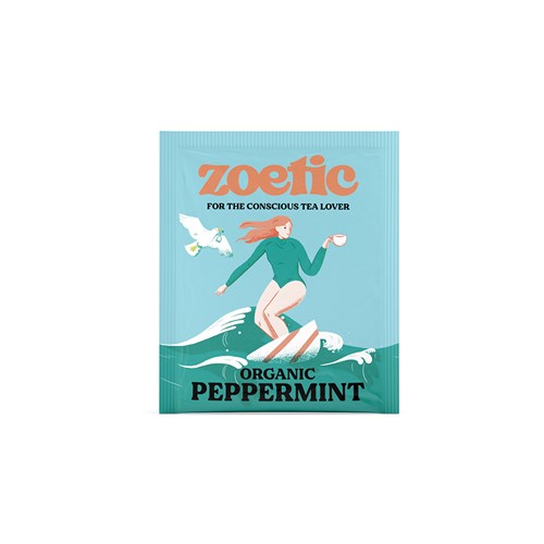 ZOETIC PEPPERMINT ENVELOPE TEA BAGS