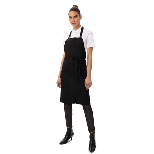 BIB APRON BRIO BLK W/ POCKET 860X840MM
