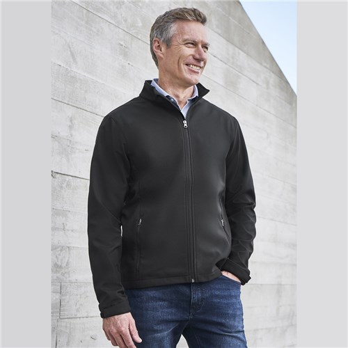 APEX MENS JACKET SOFTSHELL BLK 3XL