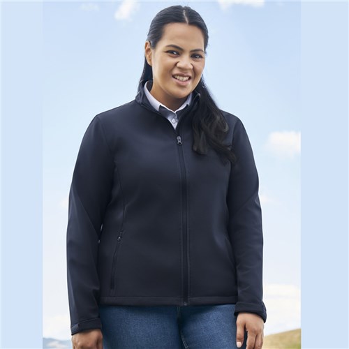 APEX WOMENS JACKET SOFTSHELL BLK XS