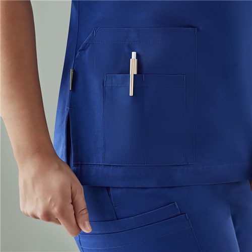 Tokyo Womens Scrub Top Royal Blue 2XL