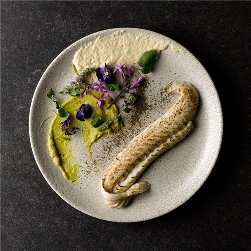 Raku Coupe Plate Agate Grey 217mm Churchill