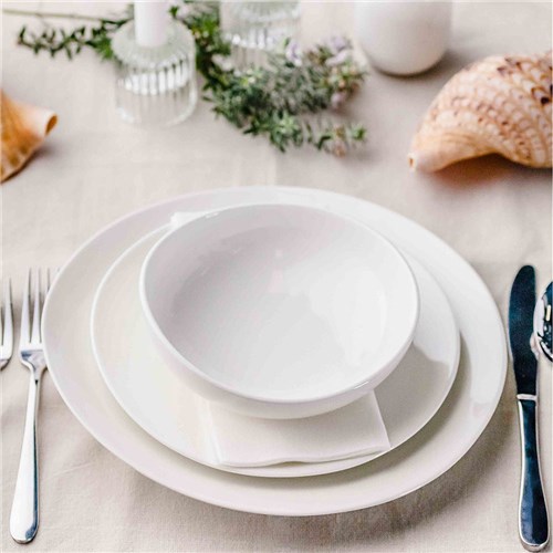 Vital Elevated Bowl White 210mm Ariane